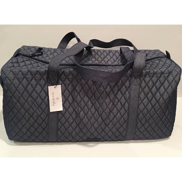 Vera Bradley Handbags - NWT Vera Bradley Large Duffel Moonlight Navy